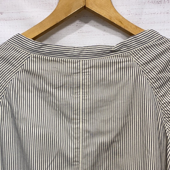 beige striped * GAP * drawstring neckline jacket S - Picture 13 of 13